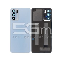 Rear Cover Arctic Blue + Camera Lens OPPO Reno 6 5G No Logo