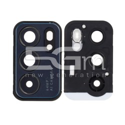 Rear Camera Lens + Frame Stellar Black OPPO Reno 6 5G