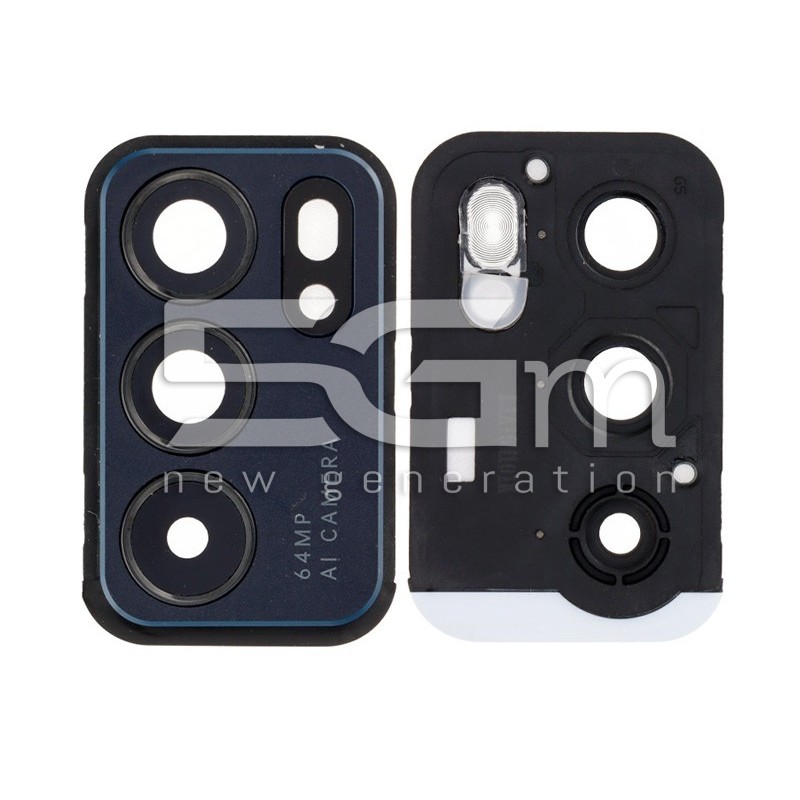 Vetrino Camera Posteriore + Frame Stellar Black OPPO Reno 6 5G