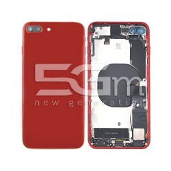 Rear Cover Red Full Parts iPhone 8 Plus No Logo