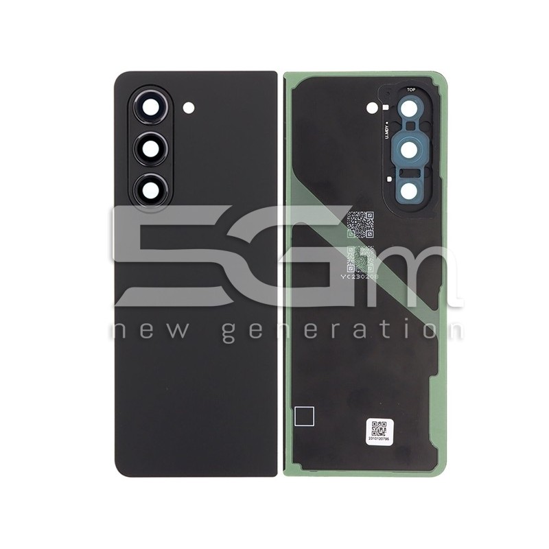 Rear Cover Phantom Black Samsung SM-F946 Fold 5 No Logo