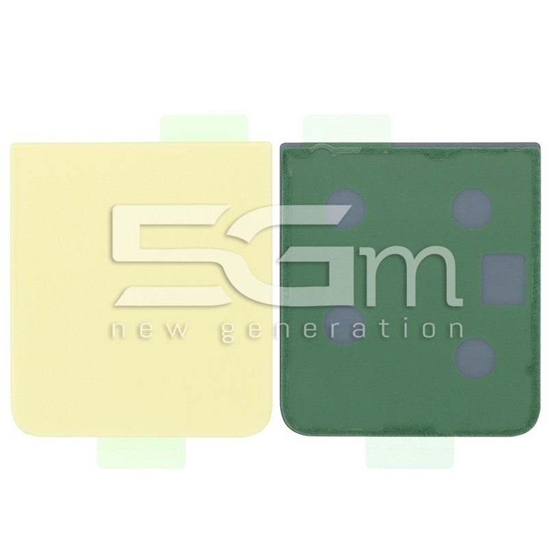 Rear Cover Bespoke Yellow Samsung SM-F721 Flip4 No Logo