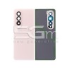 Retro Cover Beige Samsung SM-F936 Fold 4 No Logo