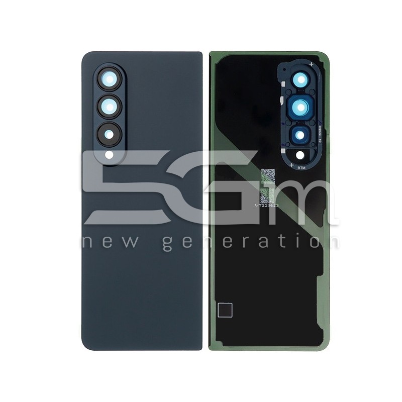 Retro Cover Greygreen Samsung SM-F936 Fold 4 No Logo