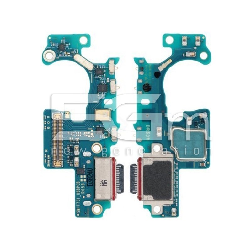 Charging Connector + Board Samsung SM-F731B Flip 5 Ori