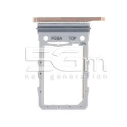 Supporto Sim Card Pink Gold Samsung SM-F721 Flip4