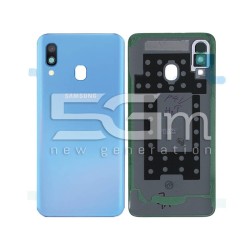 Retro Cover Blu Samsung SM-A405F A40 Ori