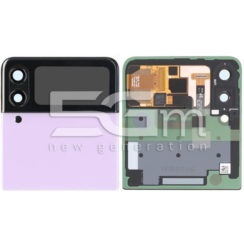 LCD Sub + Rear Cover Lavender Samsung SM-F711 Z Flip 3 5G