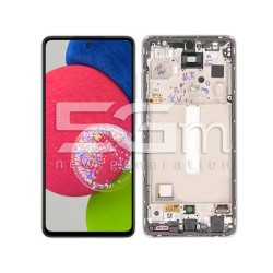 Ecra Tatil + Chassi White Samsung SM-A528 A52s Ori