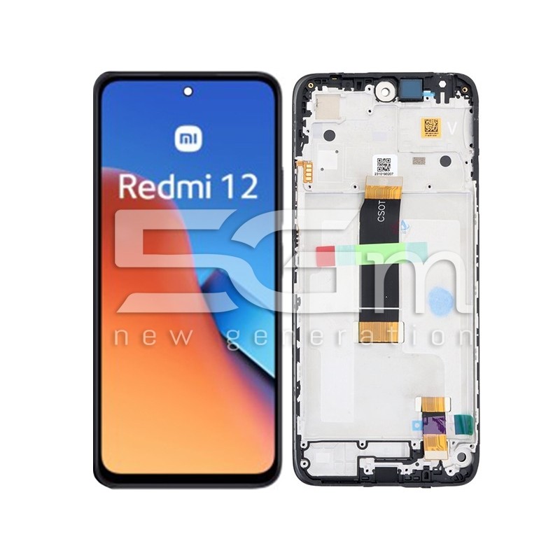 Display Touch + Frame Black Xiaomi Redmi 12 4G (INCELL)