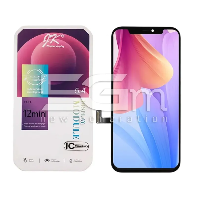 Display iPhone 12 Mini JK Incell Nero | Schermo Touch | 5G-M