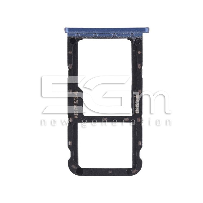 Sim Card + Micro SD Tray Blue Huawei Mate 10 Lite