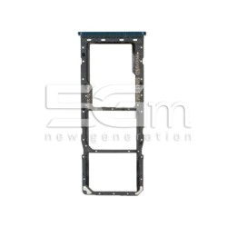 Sim Card + Micro SD Tray Opal Black Samsung SM-M307 M30s