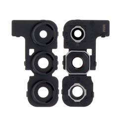 Rear Camera Lens + Frame Black Samsung SM-A245 A24