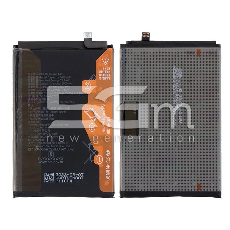 Battery HB4966A2EGW 6000mAh Honor X7b No Logo