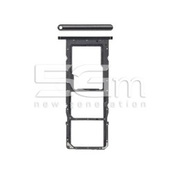 Sim Card Tray Black Samsung SM-A025 A02s Ori