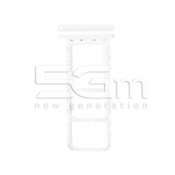 Suporte Para Cartão SIM Branco Samsung SM- A037 A03s Ori