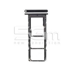 Suporte Para Cartão SIM Black Samsung SM- A037 A03s Ori