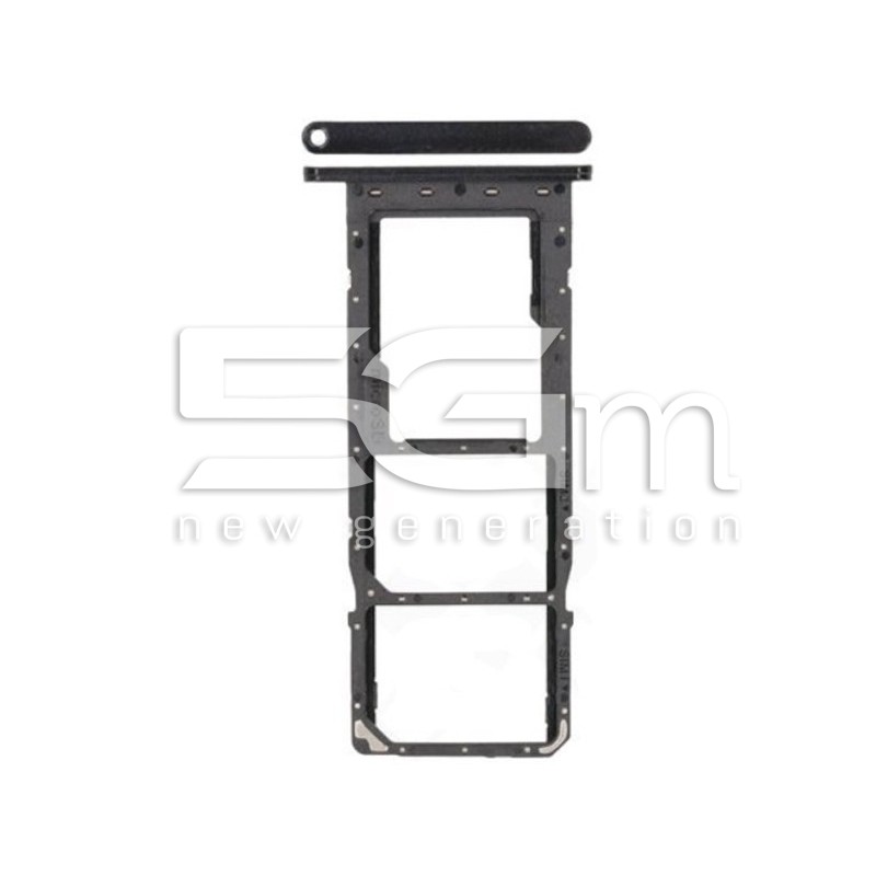 Suporte Para Cartão SIM Black Samsung SM- A037 A03s Ori