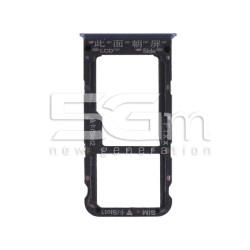 Supporto Sim Card + Micro SD Blu Huawei P Smart
