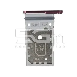 Dual Sim Tray Burgundy Samsung SM-S908 S22 Ultra