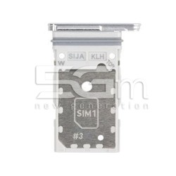 Dual Sim Tray White Samsung SM-S901 S22 Ori