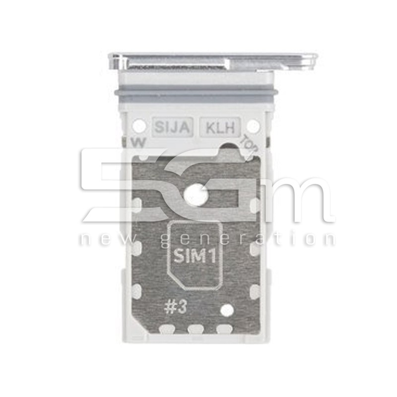 Supporto Dual Sim Card White Samsung SM-S901 S22 Ori