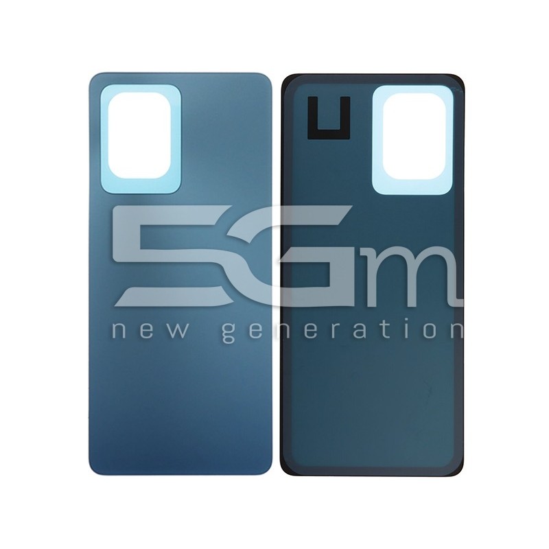 Rear Cover Frosted Blue Xiaomi Redmi Note 12 Pro 5G No Logo