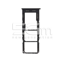 Dual Sim Card Tray Black Samsung SM-A135 - A137 A13