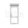 Supporto Dual Sim Card + Micro SD White Samsung SM-A525 - A526 A52