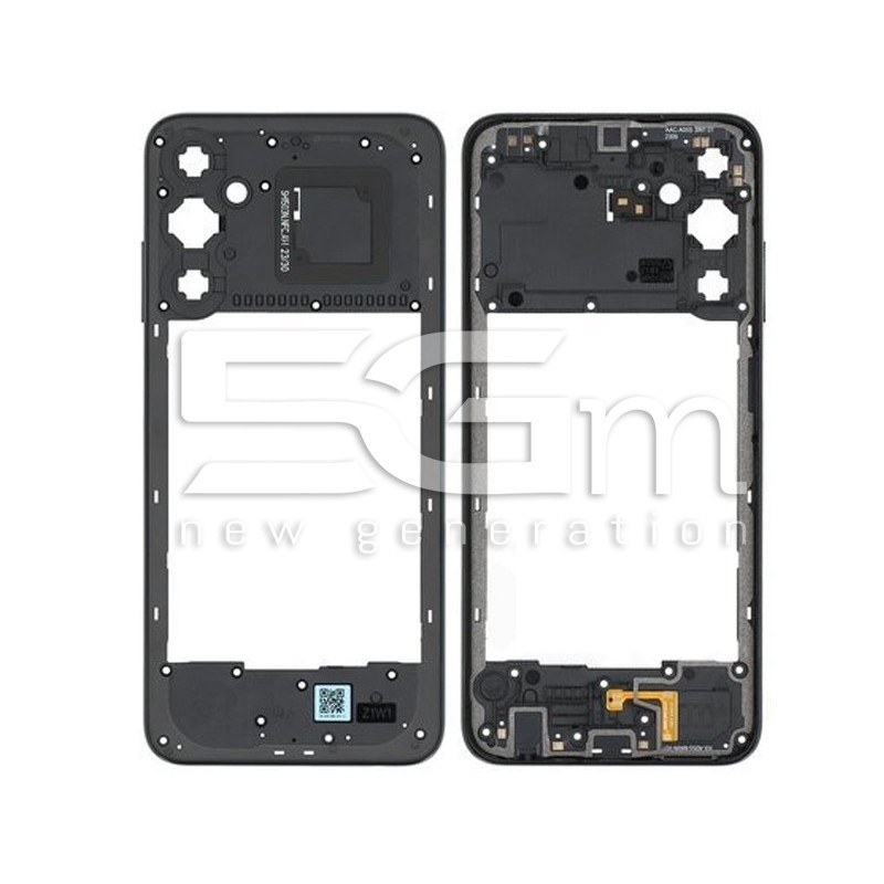 Middle Frame Black Samsung SM-A057 A05s Ori