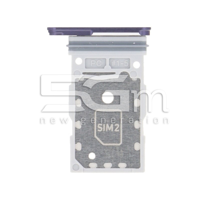Supporto Dual Sim Card Cobalt Violet Samsung SM-S921 - S926 S24+
