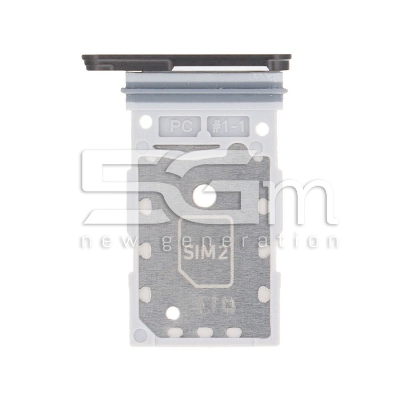 Supporto Dual Sim Card Onyx Black Samsung SM-S921 - S926 S24+