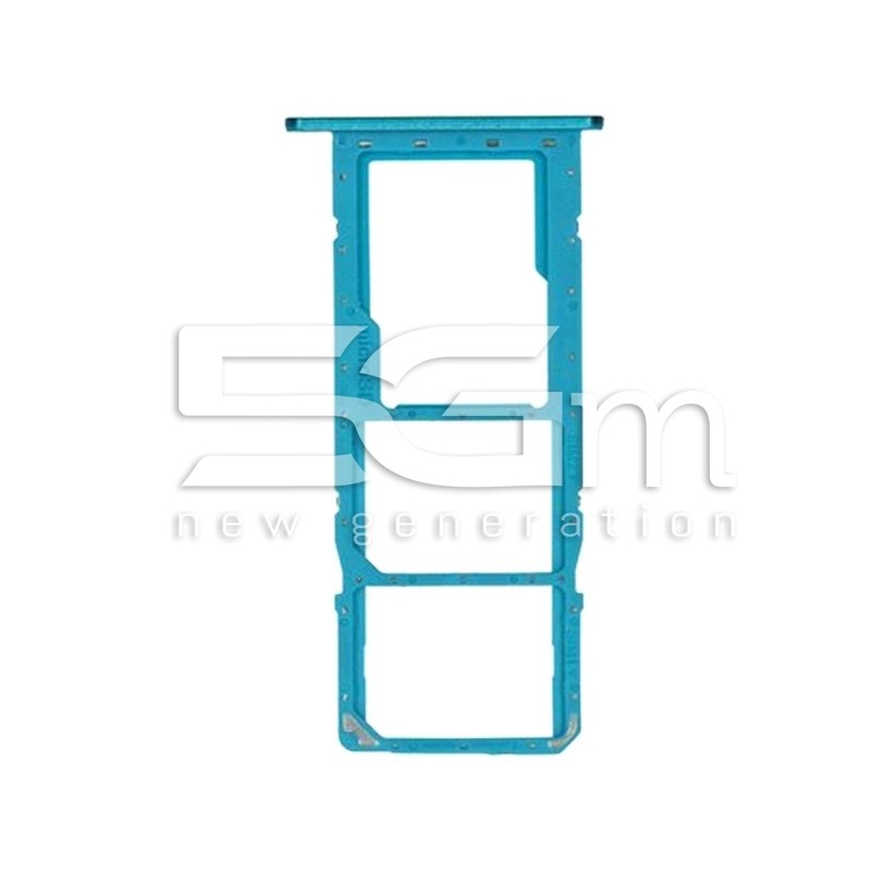 Sim Card Tray Metallic Blue Samsung SM-M115 M11 Ori