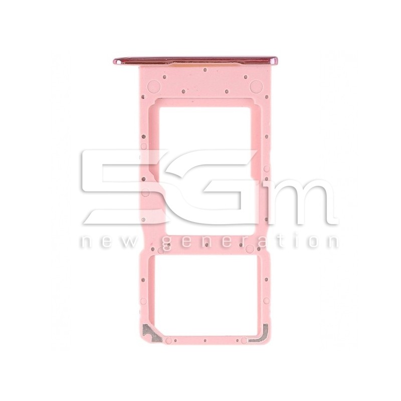 Sim Card Tray + Micro SD Rose Gold Huawei P Smart 2019
