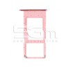 Sim Card Tray + Micro SD Rose Gold Huawei P Smart 2019