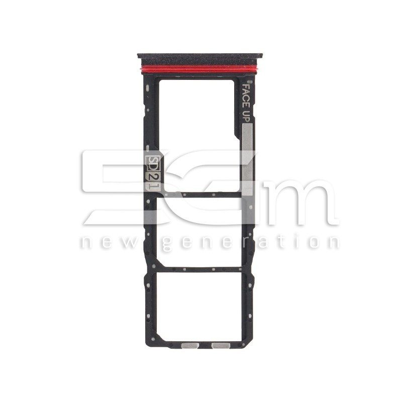 Dual Sim Card Tray Concord Black Moto G04