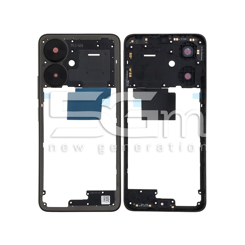 Middle Frame Black + NFC + Rear Camera Lens Xiaomi Redmi 13C 5G