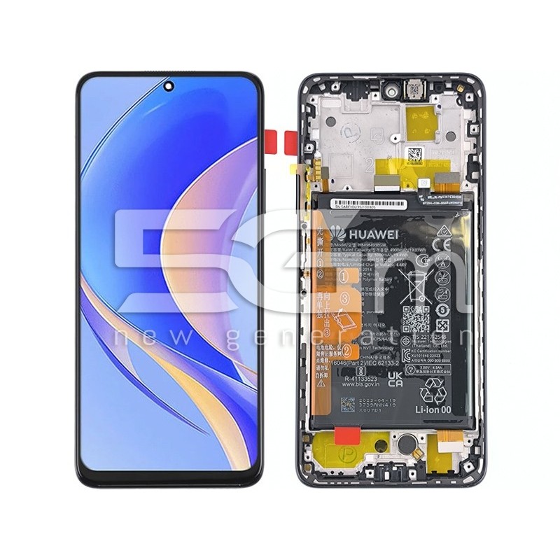 Display Touch + Frame Black Huawei Nova Y90 Ori