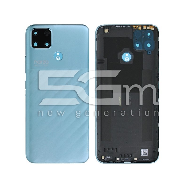 Rear Cover Laser Blue Realme Narzo 30a Ori