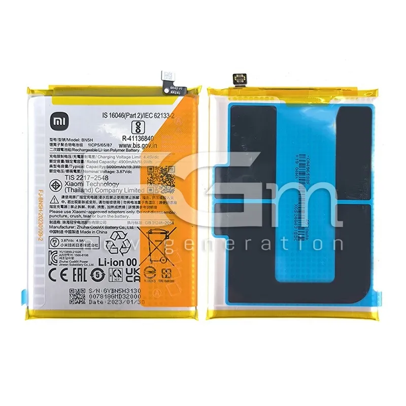 Battery BN5H 5000mAh Xiaomi Poco M4 5G - Poco M5 - Xiaomi Redmi 10 5G  Ori