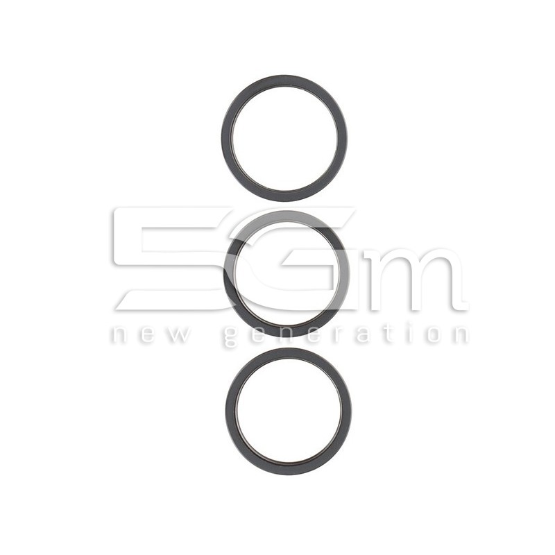 Frame Camera Posteriore Black Titanium iPhone 15 Pro Max (3PCS)
