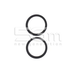 Frame Back Camera Black iPhone 15-15 Plus (3PCS)
