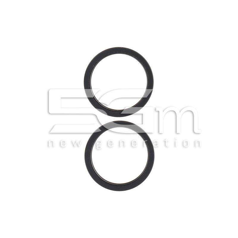 Frame Back Camera Black iPhone 15-15 Plus (3PCS)