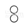 Frame Back Camera Black iPhone 15-15 Plus (3PCS)