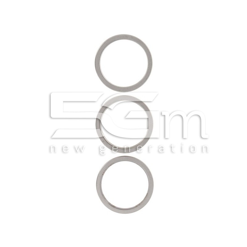 Frame Back Camera White Titanium iPhone 15 Pro (3pcs)